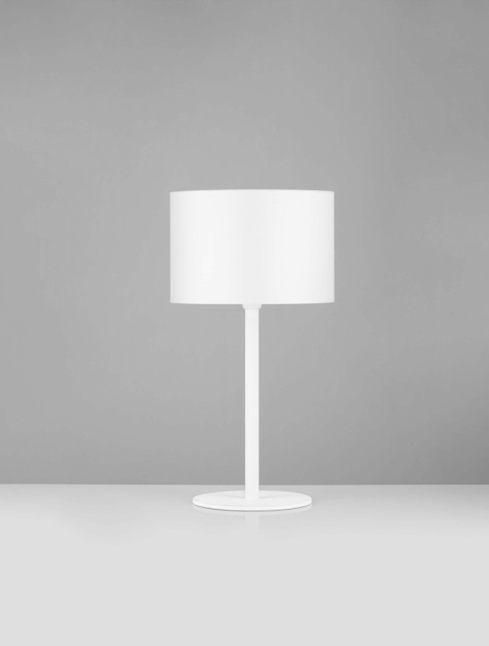 Lampa masa / veioza Sibnia Alb Ø30 x H 58 cm - Img 3