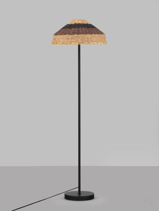 Lampadar Capa Negru / Maro Ø46 x H 148 cm - Img 4