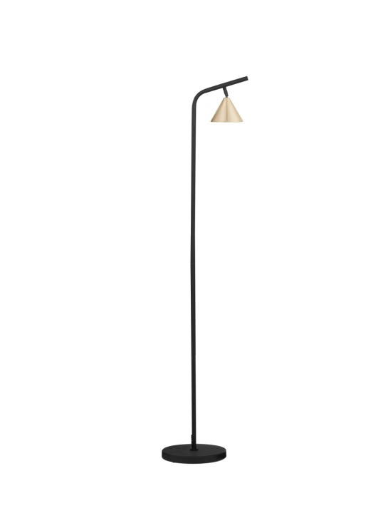 Lampadar Conico Auriu / Negru 31 x 23 x 135 cm - Img 2