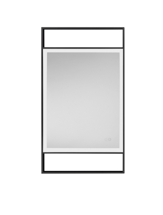 Oglinda cu iluminare Doul Negru 60 x 5 x 106 cm - Img 2