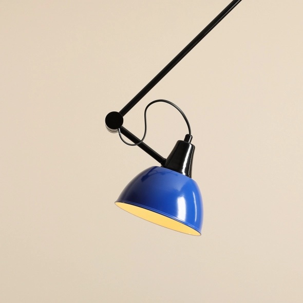 Pendul Aida 17 cm 1xE27 - Albastru cobalt - Img 4