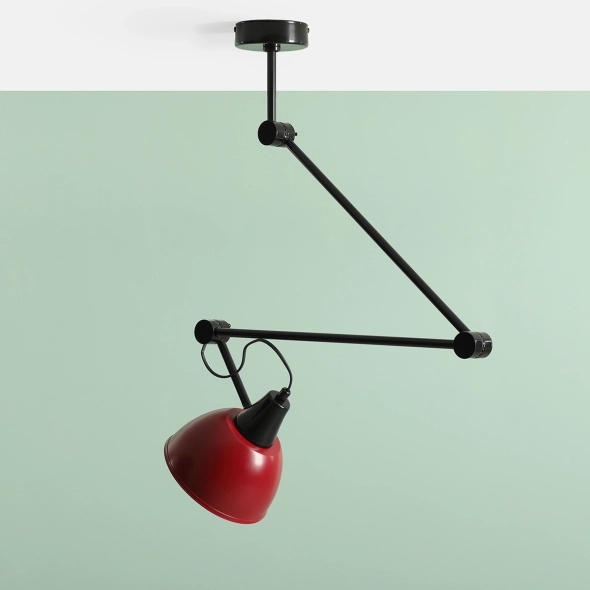 Pendul Aida 17 cm 1xE27 - Albastru cobalt - Img 12