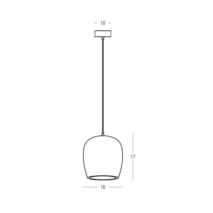 Pendul Bella 2663 1XE27 40W – negru metal - Img 4