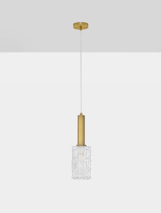 Pendul Certa Transparent / Auriu Ø12,5 x H 120 cm - Img 3