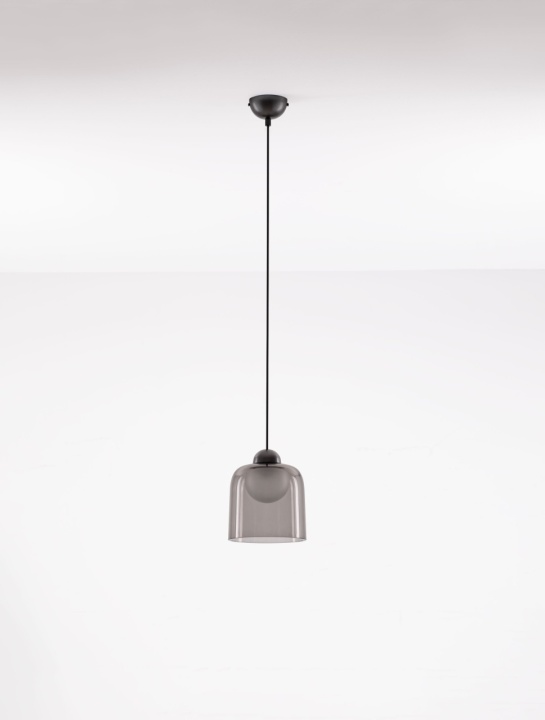 Pendul Dione Negru / Smokey Ø14 x H 200 cm - Img 3
