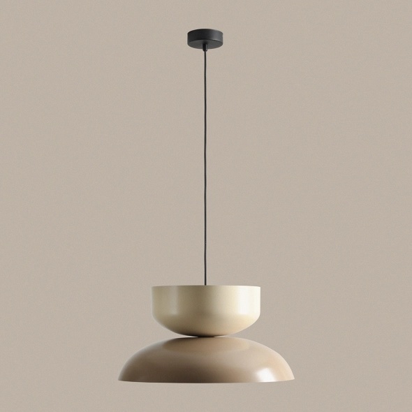 Pendul Elo 47 cm 1xE27 - Crem - Img 4
