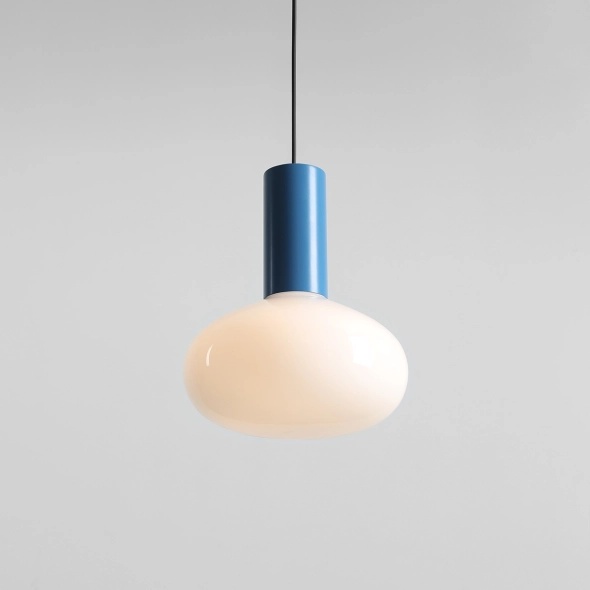 Pendul Flo 26 cm 1xE14 - Albastru deschis - Img 3