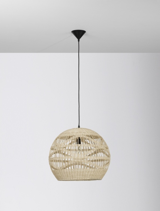Pendul Marlo Natural / Negru Ø48,5 x H 205 cm - Img 3