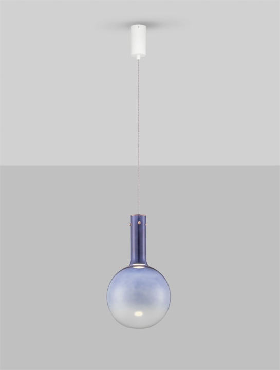 Pendul Nostos Gradient Blue / Alb / Auriu Ø25 x H 170 cm - Img 4