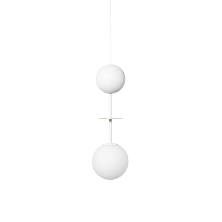 Pendul OIO A white with a brass element, alb / auriu - Img 4