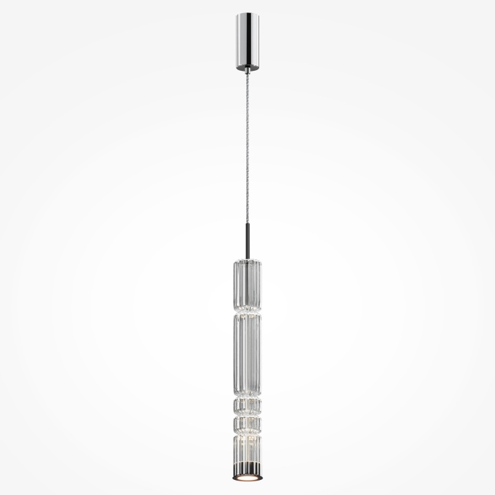 Pendul Ordo Ø 8 cm 3000K - Crom - Img 6
