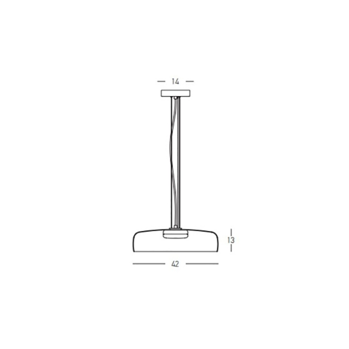 Pendul Ovale Materia 3000K - Negru mat - Img 4