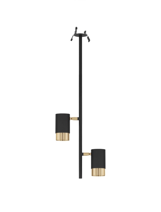Pendul Pongo Negru / Auriu Ø5,9 x H 64,6 cm - Img 2