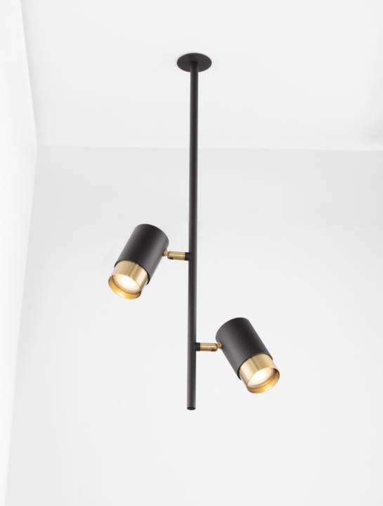 Pendul Pongo Negru / Auriu Ø5,9 x H 64,6 cm - Img 4