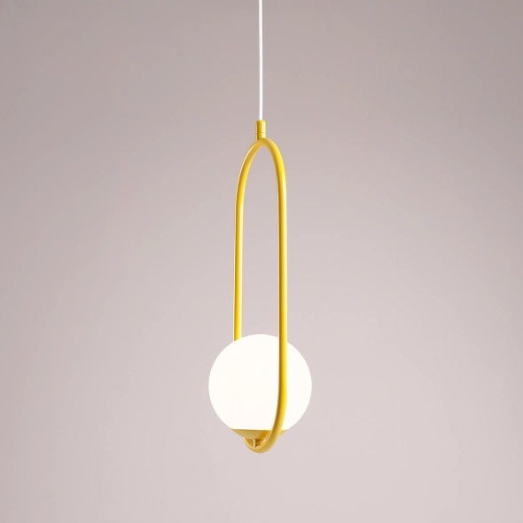 Pendul Riva 18,5 cm 1xE14 - Muștar - Img 3
