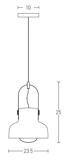 Pendul Skagen 1xE27 - Negru mat - Img 2