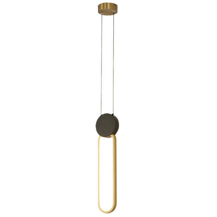 Pendul Sora 3000K - Negru mat, Gold Matt - Img 2