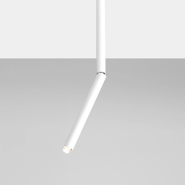 Pendul Stick înălțime 54,5 cm 1xG9 - Alb total - Img 2