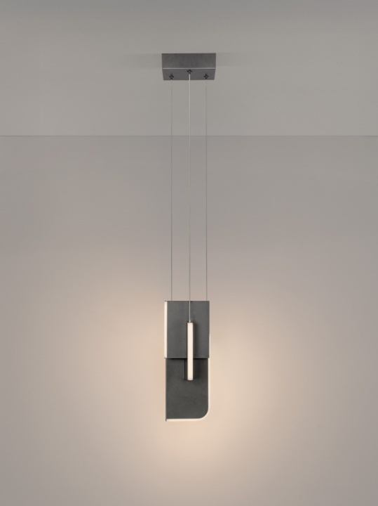 Pendul Totem Argintiu / Gri 15 x 15 x 200 cm - Img 4