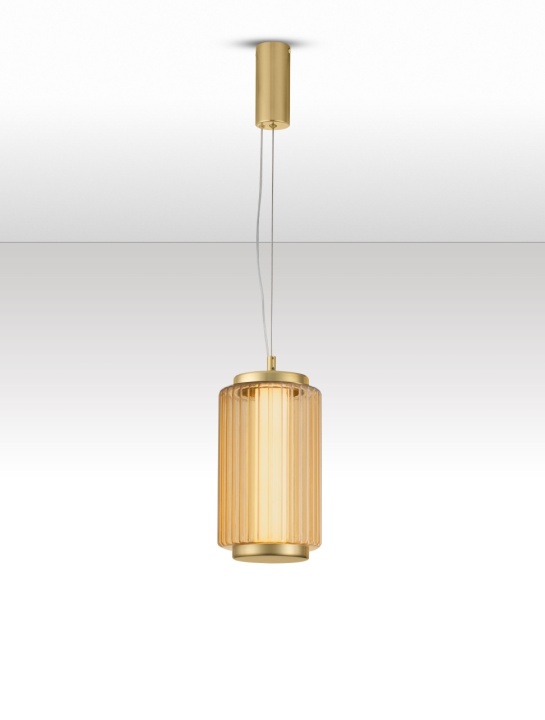 Pendul Vesper Chihlimbar / Auriu Ø18 x H 60-250 cm - Img 4