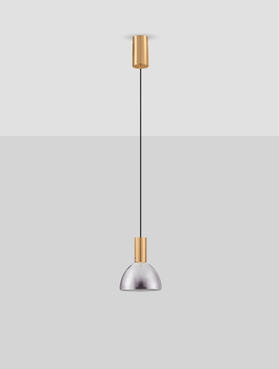 Pendul Voi Gradient Smokey / Auriu Ø17 x H 150 cm - Img 3