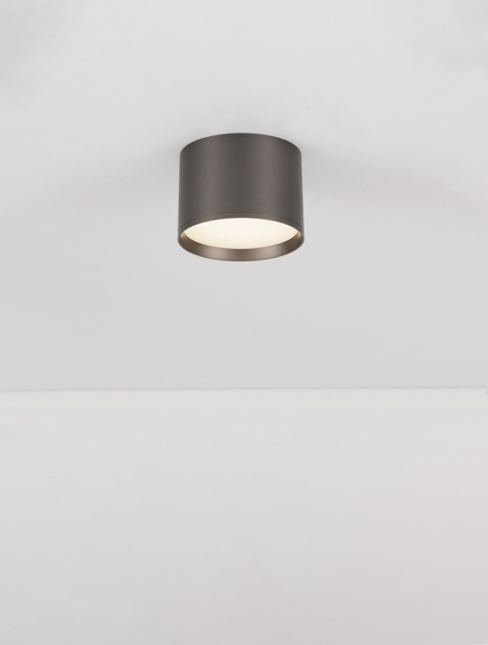 Plafoniera Ζιαζα Nikel / Negru Ø12 x H 8,6 cm - Img 4