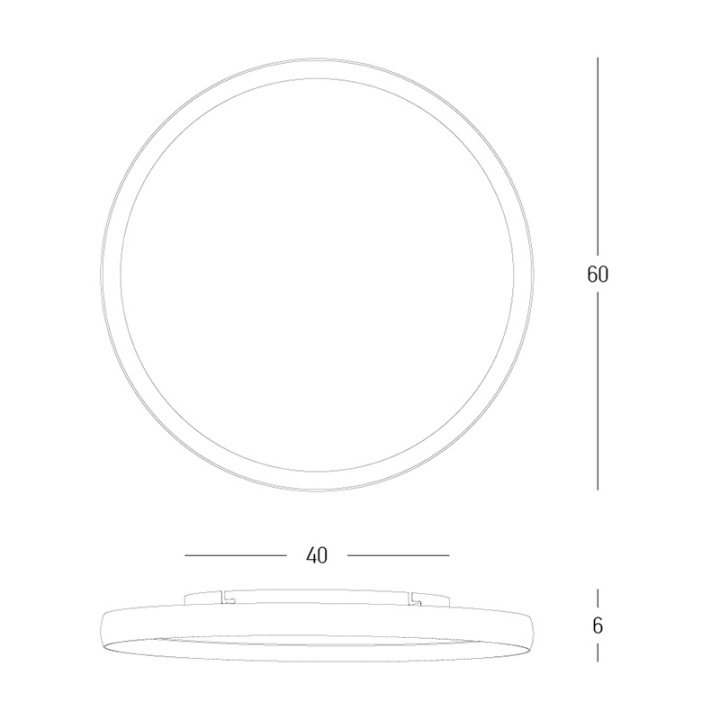Plafonieră Aura Soft LED 2700-3000-4000K - Negru mat, Auriu - Img 2