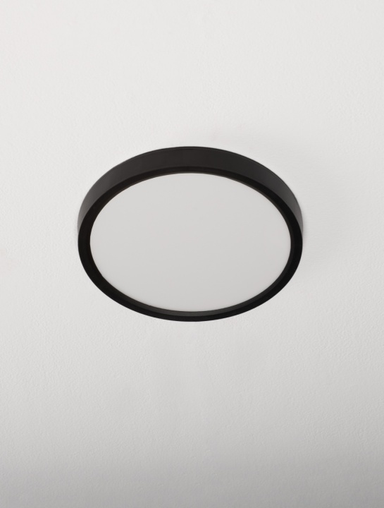 Plafoniera Dixie Negru Ø22 x H 2,5 cm - Img 3