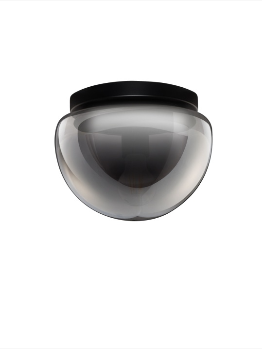 Plafoniera Ebony Gri / Negru Ø24,5 x H 19 cm - Img 2