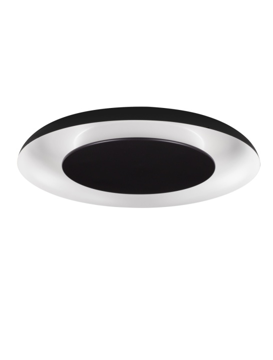 Plafoniera Epos Negru / Alb Ø60 x H 6 cm - Img 2