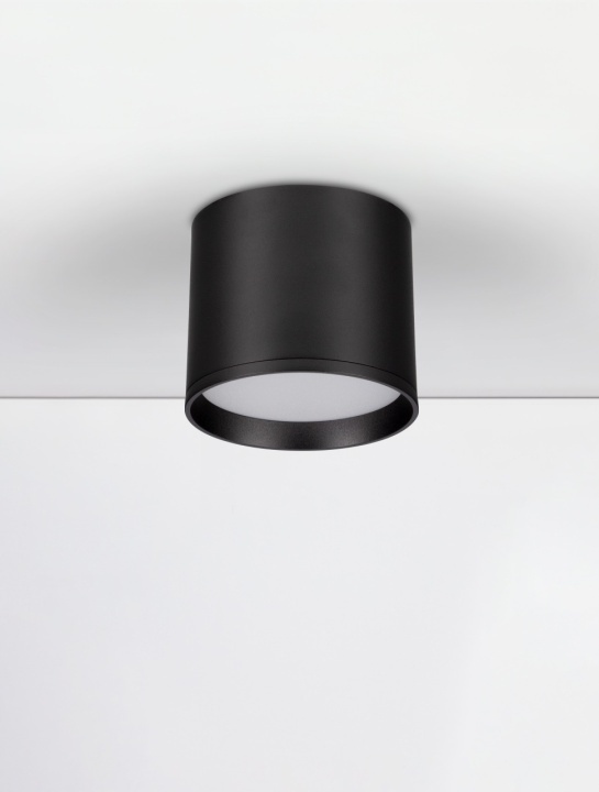 Plafoniera Ziaza Negru Ø10 x H 8,6 cm - Img 3