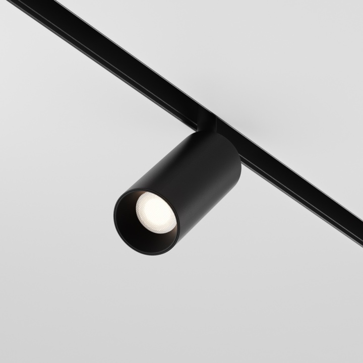 Proiector pentru sina Sina magnetica Exility - 10 cm, Negru - Img 2