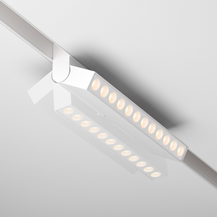 Proiector pentru sina Sina magnetica Exility - 22.1 cm, DIM DALI Alb - Img 2