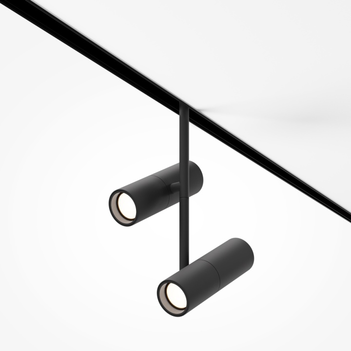 Proiector pentru sina Sina magnetica Exility DIMABIL - 19.3 cm, Negru - Img 2
