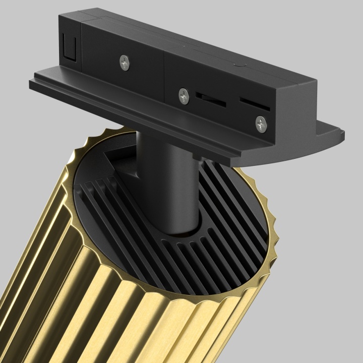 Proiector pentru sina Sine cu proiectoare Unity - 10 cm, Brass, GU10 - Img 3