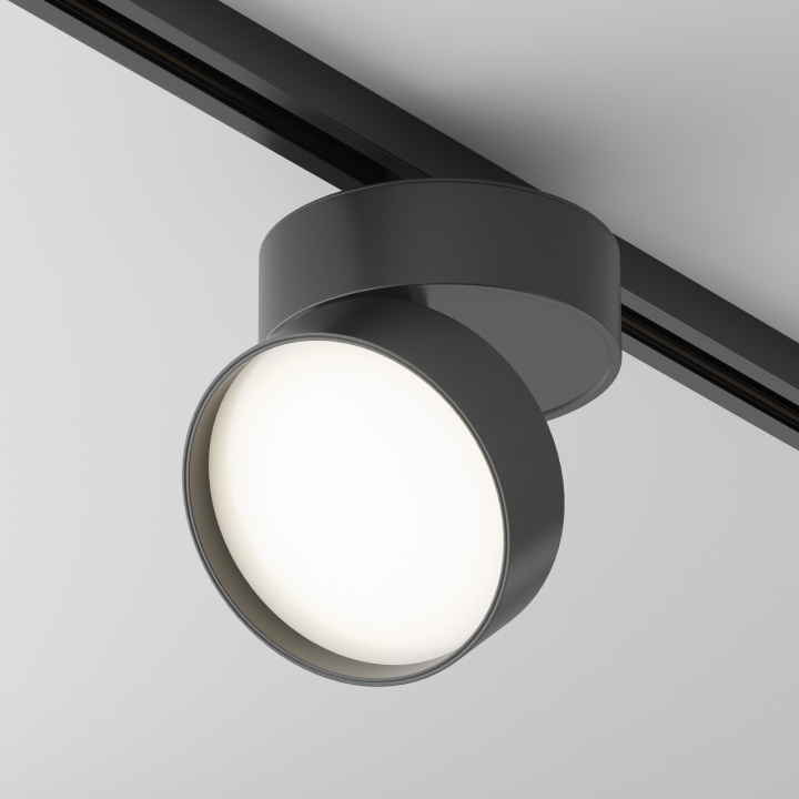 Proiector pentru sina Sine cu proiectoare Unity - Ø 12 cm, 4000K Negru - Img 3