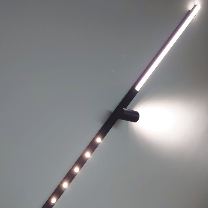 Proiector SPOT LED sina magnetica 15mm Ultra Slim Extra - 5W, 3000K, Negru - Img 2