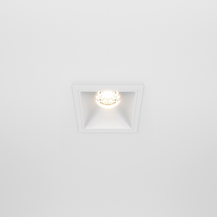 Spot incastrat Alfa - L 6.5 x l 6.5 cm, 3000K, Alb - Img 2