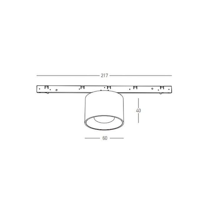 Spot LED downlight sina magnetica 6mm Ultra Slim Momentum - 5W, 3000K, Negru - Img 4