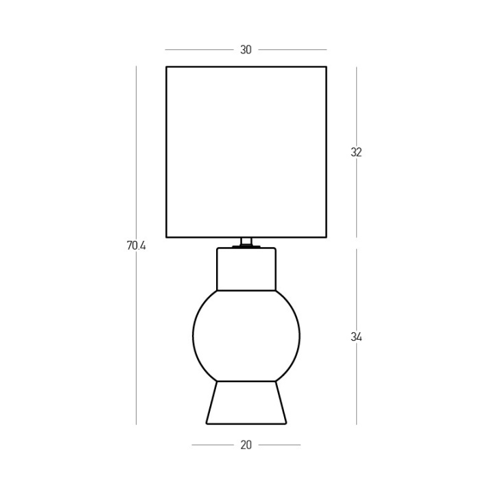 Veioză Fino 26151 1XE27 40W – alb ceramică - Img 4