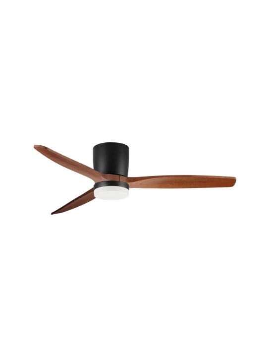 Ventilator Aloa Negru / Lemn Ø132 x H 27,5 cm - Img 2