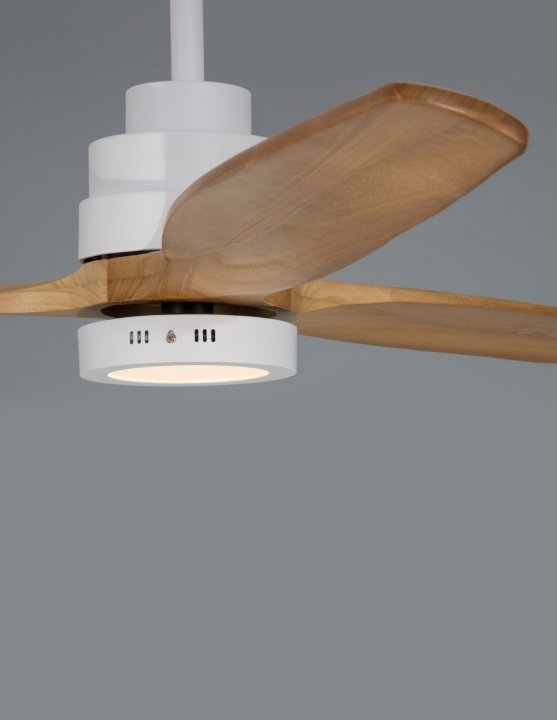 Ventilator Nature Alb / Oak Ø132 x H 38,5 - 48 cm - Img 3