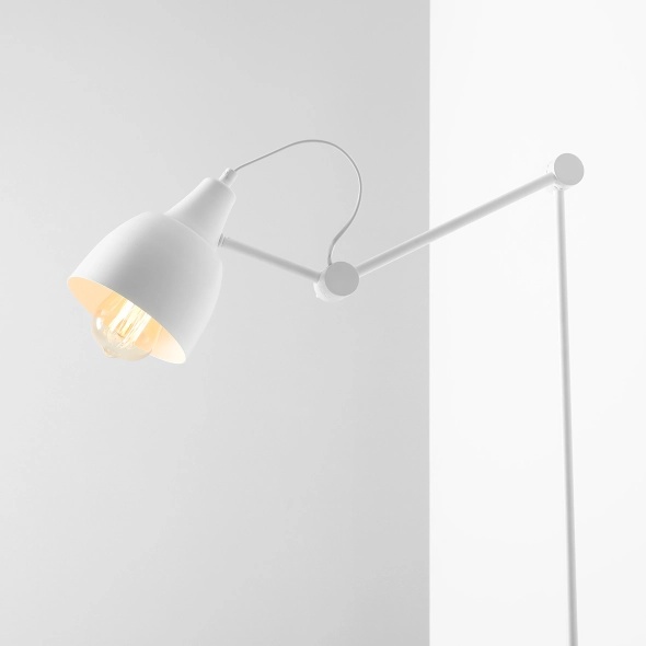 Aplica Aida Alb Mic 1xE27 - Img 2