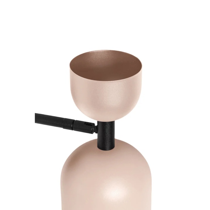 Aplică de perete SUPURU beige adjustable with black tube, bej - Img 4