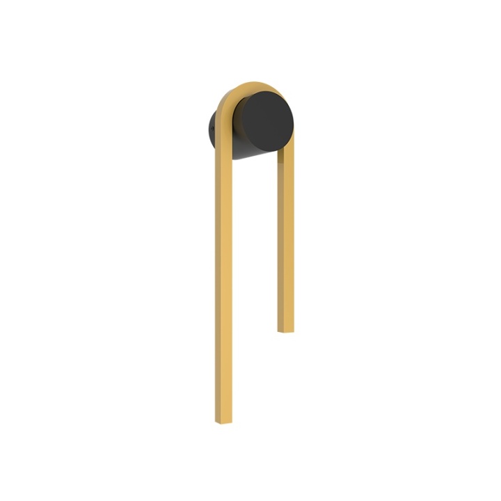 Aplică Nora 3000K - Negru mat, Gold Matt - Img 2