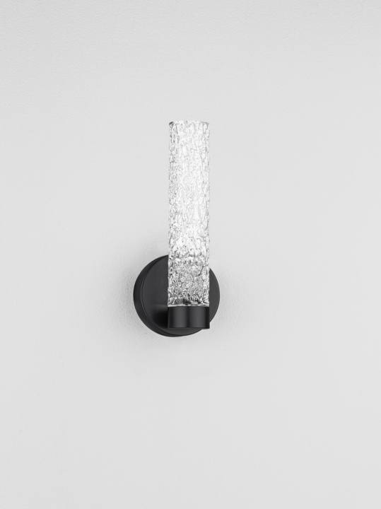 Aplica perete decorativa Zelon Negru / Transparent 10 x 9,2 x 25,2 cm - Img 3