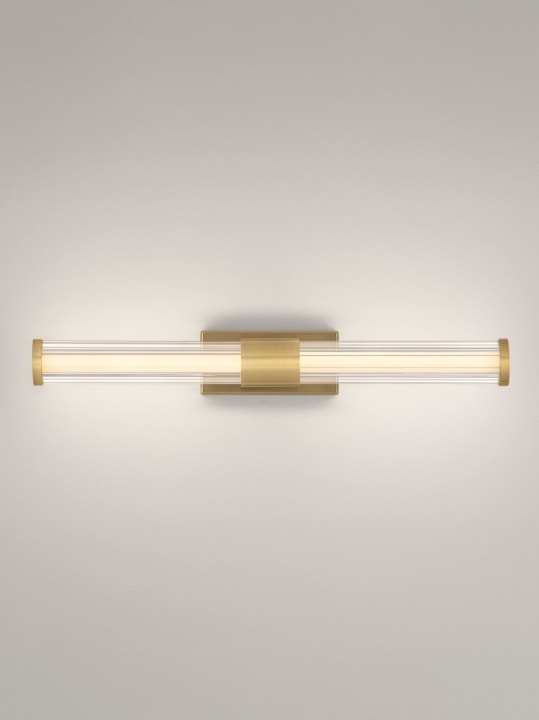 Aplica perete pentru baie Alto Auriu / Transparent 43 x 10 x 6,4 cm - Img 4