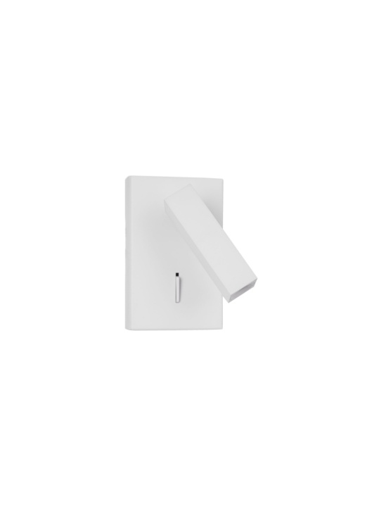 Aplica perete pentru pat Dona Alb Ø9 x H 14,5 cm - Img 2