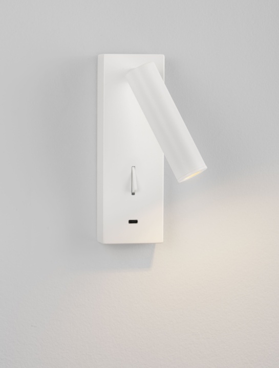 Aplica perete pentru pat Fuse Alb 6 x 12,3 x 18 cm - Img 4