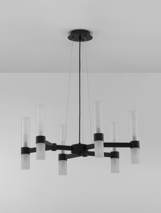Candelabru Century Negru / Transparent Ø70 x H 210 cm - Img 3